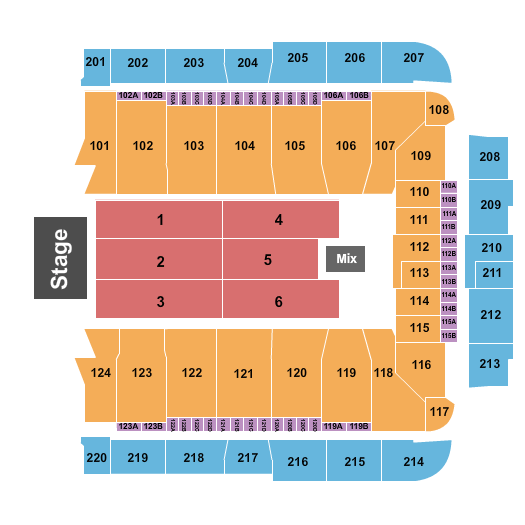 CFG Bank Arena Bert Kreischer Seating Chart